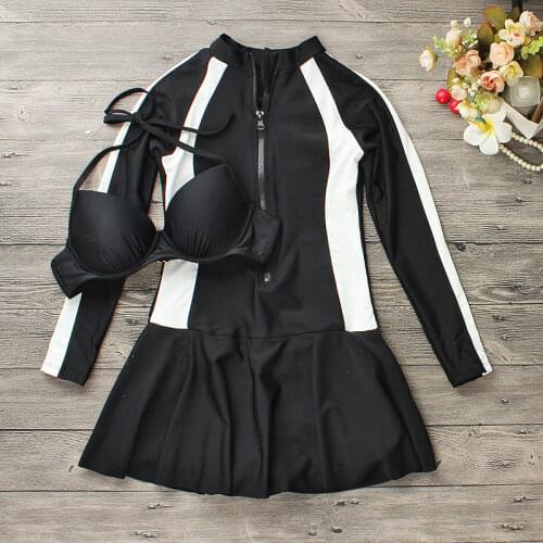 2021 New Women Two Piece Bikini Tankinis Set Swimwear Bathing Suit Swim Dress Push Up Biquinis Summer Sexy Swimsuit Beach Wear