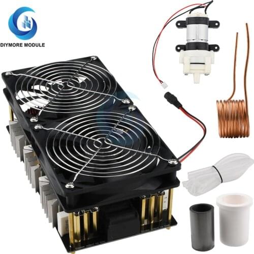 ZVS Low voltage high frequency induction heating board 2000W 50A Power supply module Flyback Driver Heater Tesla coil Heaters