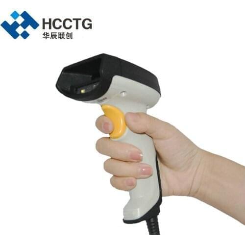 Quick Continuous Wired Data Storage Rugged Industrial 2D Barcode Scanner HS-6201