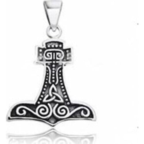 Skyrim Norse Mjolnir Thor Hammer Religious Charms Pendants Jewelry Accessories Findings For DIY Necklaces&Bracelets Making 10Pcs