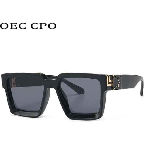 OEC CPO Retro Square Sunglasses Women Ins Popular Sun Glasses Men brand Luxury Sunglasses Women Fashion UV400 Glasses O454