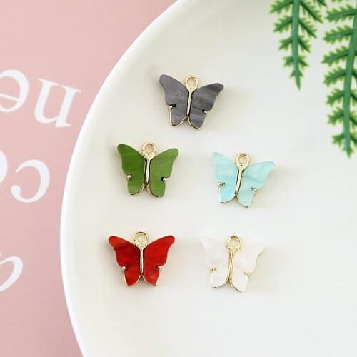 Fairy Butterfly Acrylic Sheet Korea Alloy Pendant diy Handmade Jewelry Earring Necklace Accessories Material