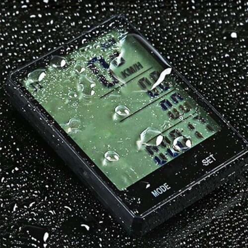 2.8" Bicycle Computer Wireless Wired Bike Computer Rainproof Speedometer Cycling Watch LED Screen Measurable Stopwatch