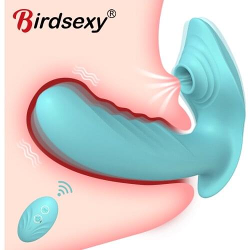 Vagina Sucking Vibrator 12 Speeds Vibrating Sucker Oral Sex Suction Clitoris Stimulator Erotic Sex Toy for Women Sexual Wellness