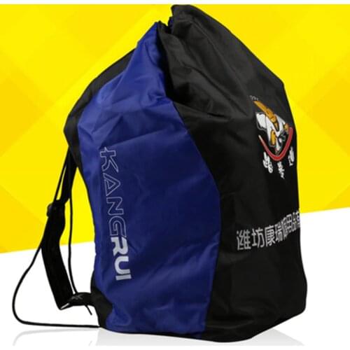 High quality Canvas Taekwondo protector bag kids man karate MMA kick boxing fighting muay thai backpack martial arts sport bag