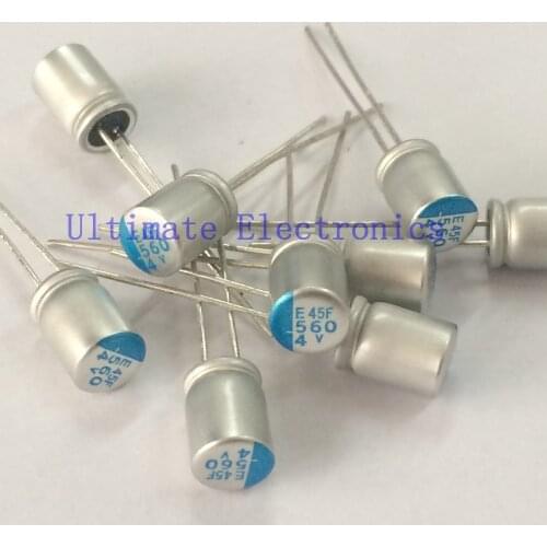 10pcs 560uF 4V NCC PSE serires 6.3x8mm Super Low ESR 4V560uF For Motherboard VGA Solid Capacitors