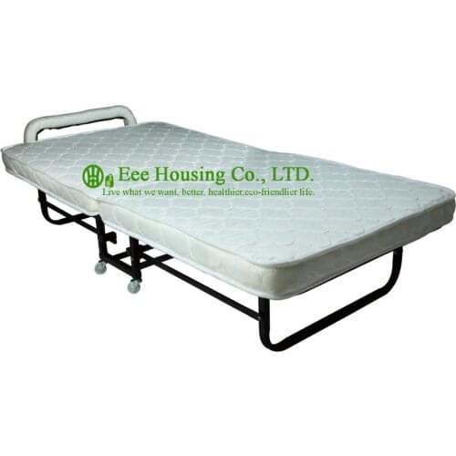 2016 Hot sale factory price Hotel Extra Folding Bed,10cm sponge Rollaway Beds for guest room roll away folding extra bed