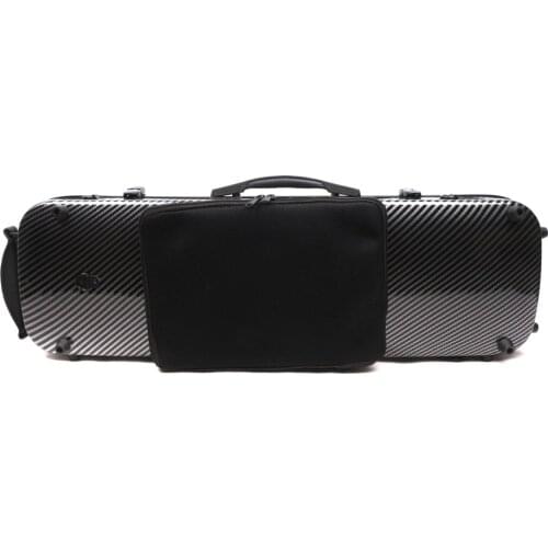 4/4 Full size New Violin Case Glass Fiber Light Durable Black White Blue Red 1215