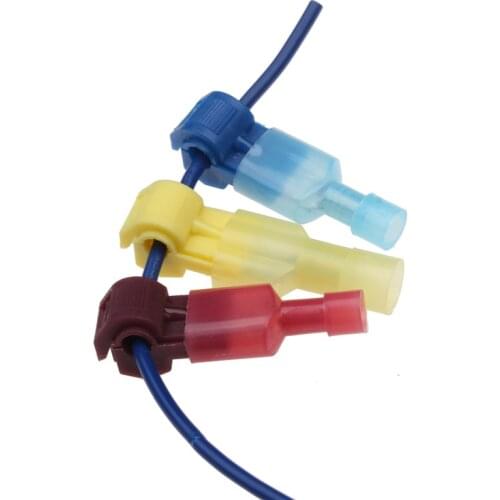 60/30pcs Electrical Wire Connectors Lock Terminals Crimp Terminal Scotch Quick Splice 22-10AWG Electrical Car Audio Kit Tool Set