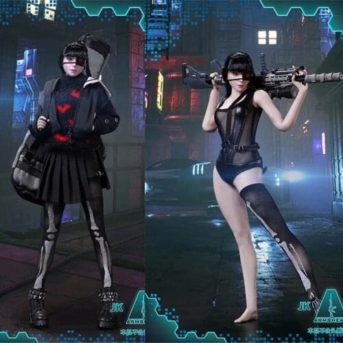 ARMSHEAD 1/6 JK GIRL SET4.0 Armor Student Girl Costume Model Fit 12" Female Soldier Action Figure Body