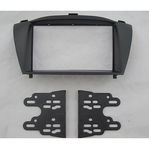 Car Fascias Stereo Radio Audio Panel Navigation Frame Dash Kit For Hyundai iX35 Tucson iX 2009 2010 2011 2012 2013 2014 2015 ~Up