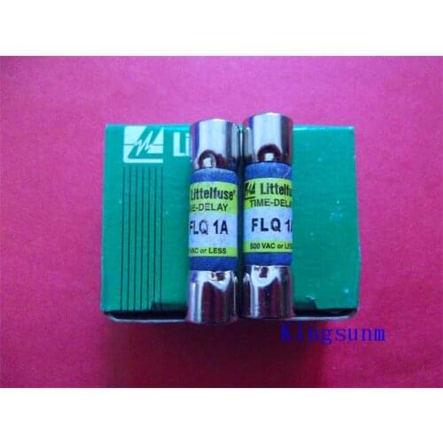 Free shipping 10pcs FLQ 1 TIME-DELAY America Netlon 10X38 delay fuse / fuse 1A 500V