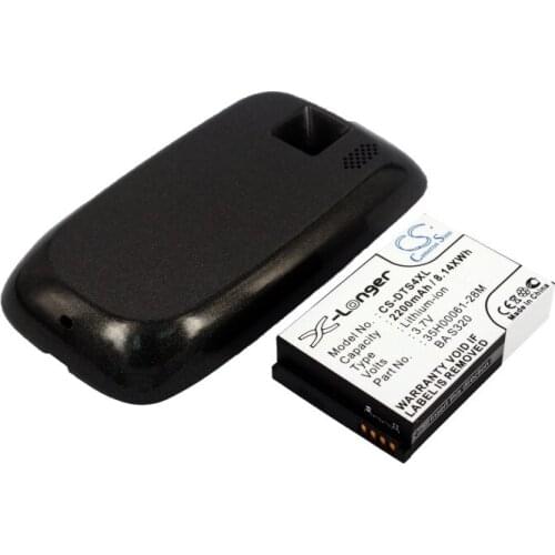 CS 2200mAh / 8.14Wh battery for T-Mobile MDA Basic 35H00061-26M, 35H00061-28M, BA S320