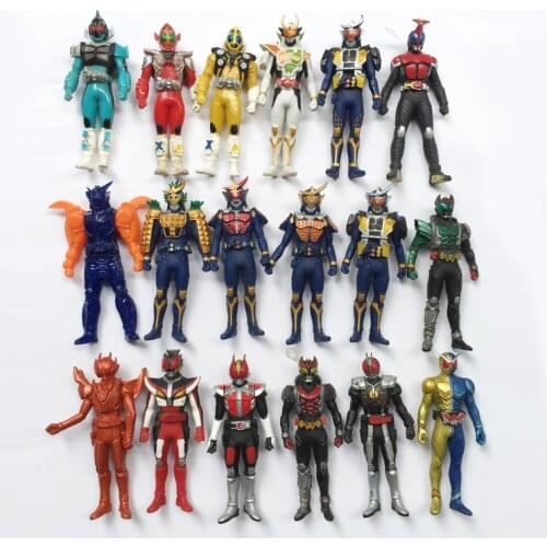 Bandai Genuine Kamen Rider Den-O Bujin Gaim KIVA Fourze Action Figure Model Boy Toys