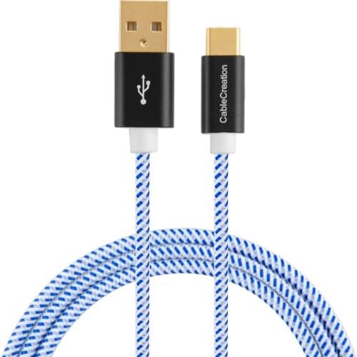 USB Type C Cable, CableCreation Braided USB-C to Standard USB A Cable, Compatible Nexus 5X /6P, New MacBook 12 inches, Yoga 900