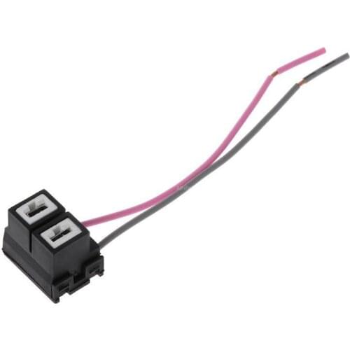 Ceramic H7 Car Halogen Bulb Socket Power Adapter Plug Connector Wiring Harness