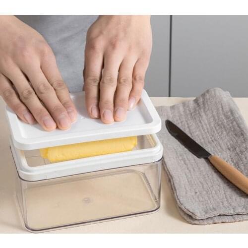 Butter Cutter Container Plate Tableware Butter Cheese Fresh Box For Cutting Storage Kitchen Accessories Gadgets Storage Box Tool