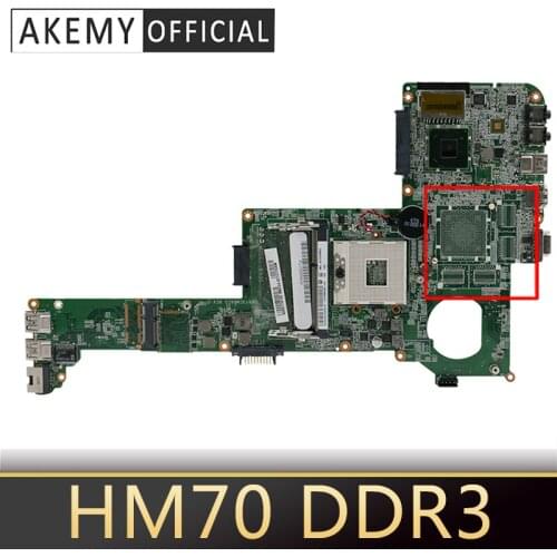 AKEMY DABY3CMB8E0 For Toshiba M800 L800 C840 Laptop motherboard SJTNV HM70 DDR3 Mainboard