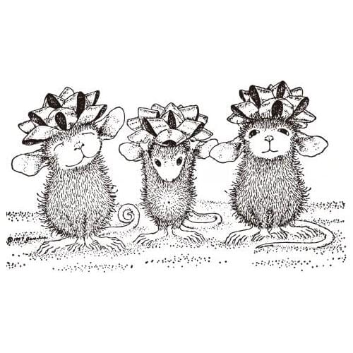 Cartoon mouse Transparent Clear Silicone Stamp/Seal for DIY scrapbooking/photo album Decorative clear stamp sheets A1779