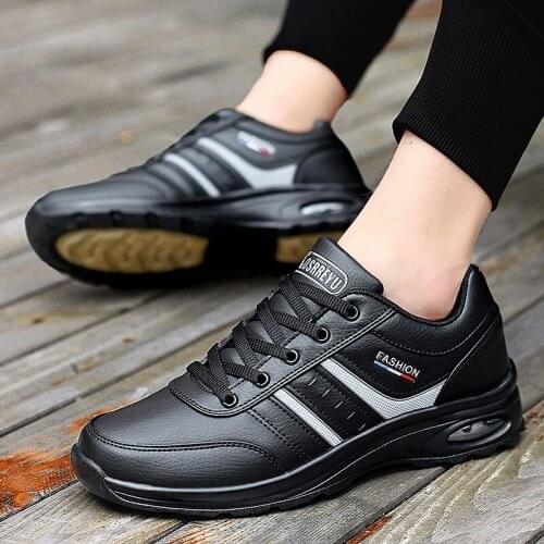 2020 New Running Mens Shoes Big Size Athletic Shoes Men Shock Absorption Walking Shoes Men Lace Up Sports Sneakers Men Black