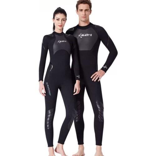 Diving Suit 3MM Neoprene Wetsuit Men Long Sleeve Full Swimwear Keep Warm Winter Water Sports Swim Surfing Wetsuits
