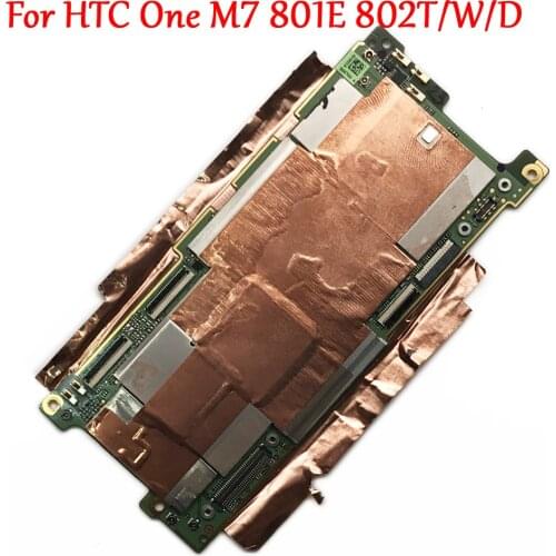 Full Work Unlock Mobile Electronic Panel Motherboard Circuits For HTC One M7 801e 801c 802T 802D 802W Global Firmware