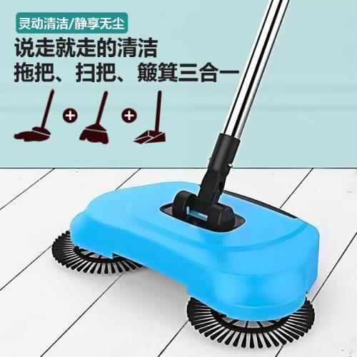 Hand-pushed sweeper vacuum cleaner household broom dustpan set non-electric sweeper sweeping artifact household cleaning