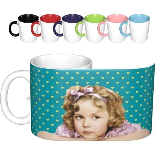 Shirley Temple In Pink Ceramic Mugs Coffee Cups Milk Tea Mug Shirley Temple Shirley Temple Black Shirley Temple Shirley Temple