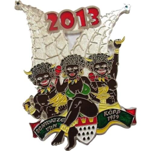 Personality trend plating baking zinc alloy medal color personality 3D medal