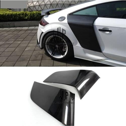 TT To R8 High Quality Carbon Fiber Side Door Fenders Flares Car Styling For Audi TT TTS Car Body Kit 2010-UP