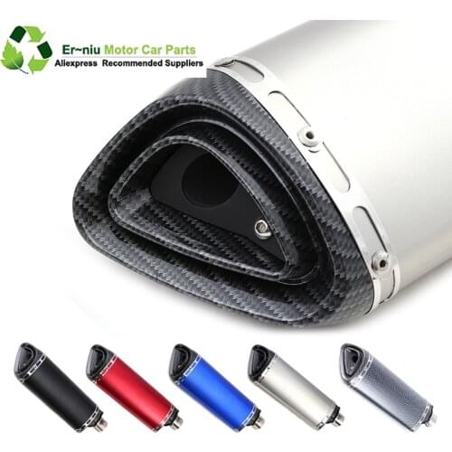 51mm Universal Motorcycle Modified Scooter Slip On Exhaust Muffler For Hyosung GTR 250 GT 125