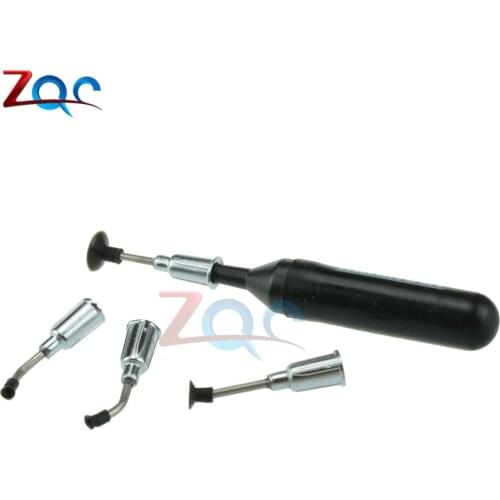 SMD IC Vacuum Sucking Pen Picker Pick Hand Tool 4 Suction Headers for MT-668 top