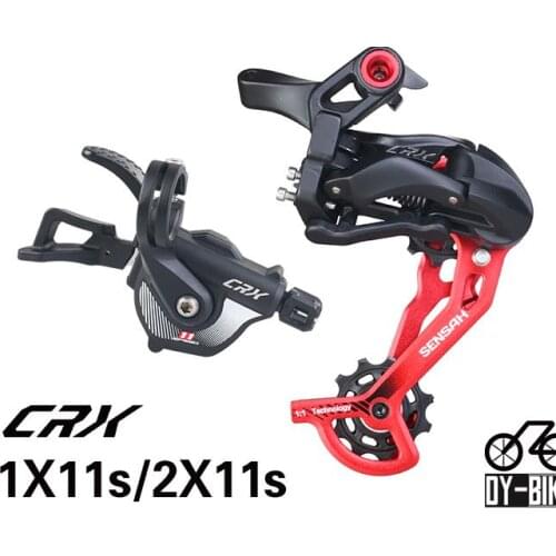 SENSAH CRX rear derailleur + trigger shifter 2*11S 22S MTB bike