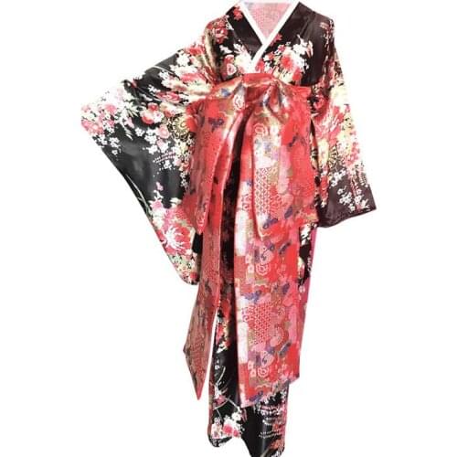 Japanese Custom Made Kimono Plum Flower Costume Beautiful Woman Dress Japanese Performance Kimono Woman Shoot Clothing