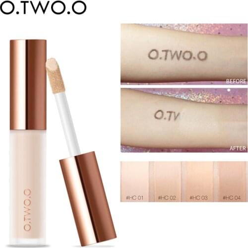 O.TWO.O Liquid Concealer Cream Waterproof Full Coverage Concealer Long Lasting Face Scars Acne Cover Smooth Moisturizing Makeup