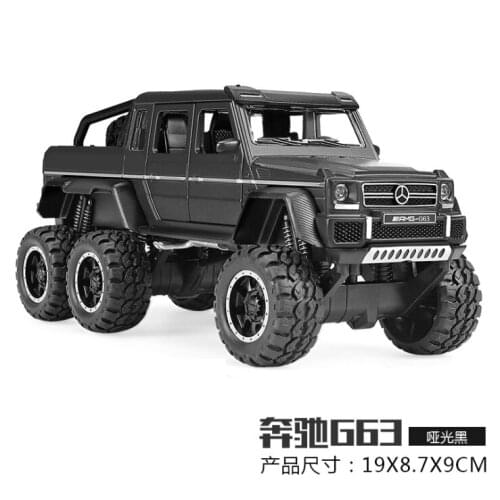1: 32 Simulation Big Tire Alloy SUV Childrens Toy Car Model Boys Birthday Christmas Gift Black CAR