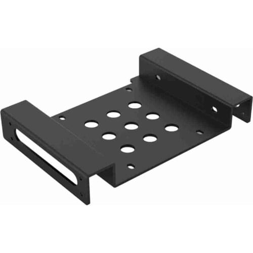 1PC Aluminum HDD SSD Mount Bracket 2.5/3.5 Inches Hard Disk Drive Adapter To 5.25 Inches Converter Tray Caddy