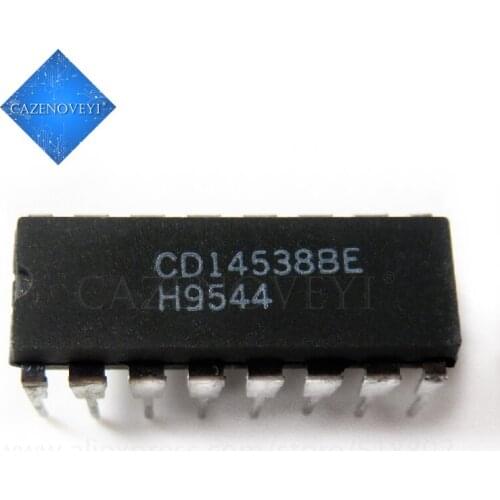 1pcs/lot CD14538BE CD4538BE CD4538UBE CD4538 CD4538BD HEF4538BP HCF4538BE DIP-16 In Stock