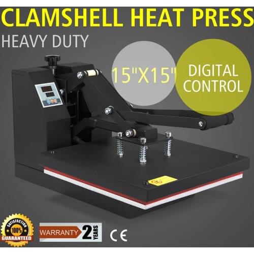 15"X15" HEAT PRESS MACHINE, T-SHIRT TRANSFER SUBLIMATION