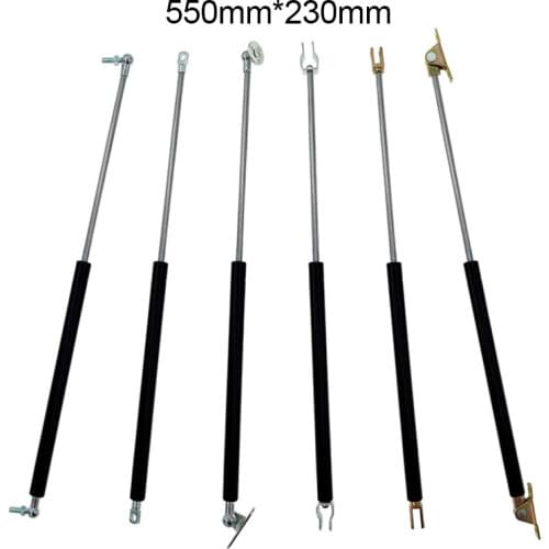 550mm Hole Center Distance 230mm Stroke Gas Spring 50N-500N/5kg-50kg 18*8 Rod Cupboard Hinges Gas Spring Force lift support