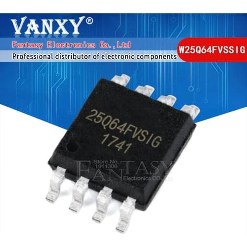 5PCS W25Q64FVSSIG SOP8 W25Q64 SOP 25Q64FVSSIG 25Q64FVSIG W25Q64FVSIG SOP-8 25Q64 SMD new and original