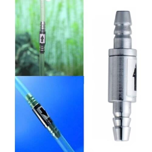 Free Shipping High Quality 50pcs Stainless Steel Check Valve Pump Fish CO2 Plants for CO2 System / Air Pump / CO2 Diffuser