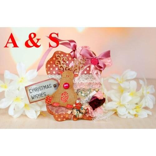 D07 METAL CUTTING DIES Christmas Deer Scrapbook card invitation paper craft party decor embossing stencil cutter