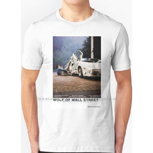 Wolf Of Wall Street T Shirt 100% Pure Cotton Leonardo Dicaprio Margot Robbie Kyle Chandler Jon Bernthal Matthew Mcconaughey