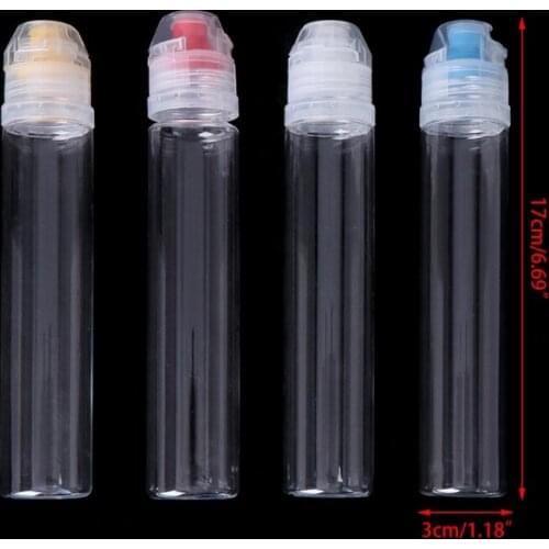 K5DC Plastic Squeeze Bottle For Honey Salad Sauce Ketchup Kitchen Condiment Dispenser