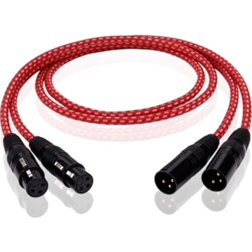 OFC XLR Cable Karaoke Microphone Sound Cannon Cable Plug XLR Extension Mikrofon Cable for Audio Mixer Amplifiers XLR Cord