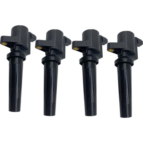 4 PCS 4M5G-12A366-BC Ignition Coil For Ford Escape 05-08 Focus 03-11 Mazda 2.0 2.3L Mercury AM5E-12A366-AB AM5E-12A366-AA