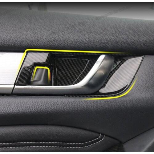 Lsrtw2017 Stainless Steel Car Door Interior Bowl Sticker for Honda Accord 2018 2019 2020 2021 Interior Accessories Decoration