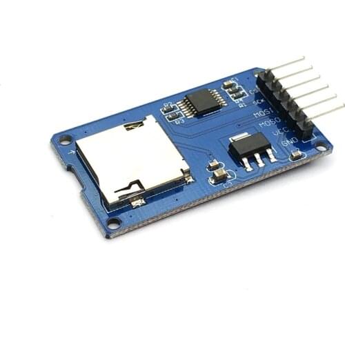 Micro SD Card & SDHC(high-speed card) Mini TF Card Reader Module Adapter SPI Interfaces with Level Converter Chip for uno