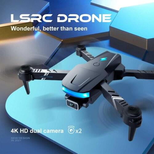 2021 NEW LS878 Mini Drone 4K HD Dual Camera Fpv Wifi Altitude Hold Mode Foldable Quadcopter Helicopter RC Drones Boy Toy
